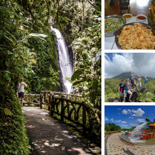 Waterfall Hike Farm Lunch Volcano Hike and Baldí Termales Waterfall Hike Farm Lunch Volcano Hike and Baldí Termales